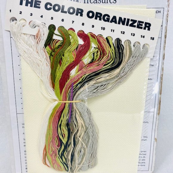 Rare Needle Treasures White Leghorns Counted Cross Stitch Kit 16" x 16" - Picture 6 of 6